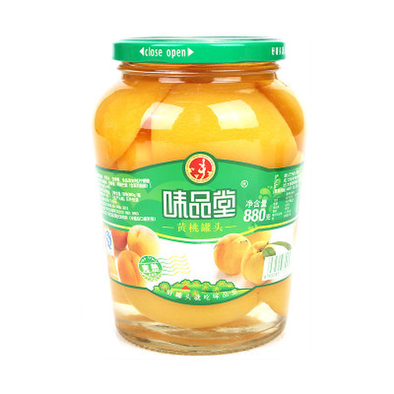 味品堂黄桃罐头880克/瓶图片【图片 价格 品牌 报价】-国美