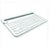 Logitech/罗技 K480 多功能蓝牙键盘 一个拨盘无缝切换三个设备(白色)