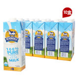 澳大利亚进口 德运部分脱脂牛奶1L*10盒