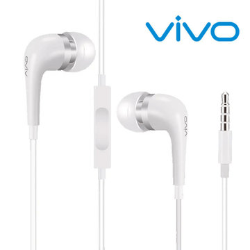 vivo原装耳机XE600i入耳式线控NEX Xplay6 X7 Z3 X9S X6 X21 Z X23 X20通用耳麦(白色 XE600i HiFi耳机)