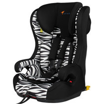 贝贝卡西 ISOFIX儿童安全座椅车载宝宝婴儿汽车用安全座椅3C认证(斑马)