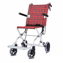可孚超轻铝合金轮椅折叠轻便手推车儿童老人代步旅行便携飞机轮椅