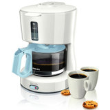 飞利浦(Philips) HD7450 滴漏式咖啡机 0.6L 防滴漏(蓝白色)