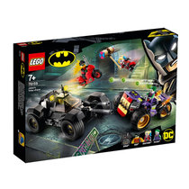 乐高LEGO蝙蝠侠小丑三轮车追逐超级英雄男女孩积木玩具礼物76159 国美超市甄选