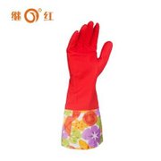 继红  保暖花袖乳胶手套/多用清洁手套（DR95）