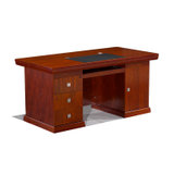 汉威思家具 1.6米贴实木皮办公桌(默认 默认)