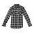 扬格保罗 法兰绒男士格子纯棉衬衫 012-B-10111 (深灰色 L)