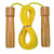 ENPEX 乐士*木柄橡胶跳绳运动健身跳绳(黄色)