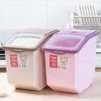 竹咏汇  厨房塑料米桶  防潮密封米缸 杂粮大米面粉储米箱10kg30斤20斤(四格多用收纳盒)