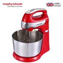 英国摩飞Morphyrichards MR928 电动打蛋器 和面搅拌机(红色)