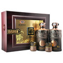 茅台52度 茅台集团 财溢人生8典藏财富天下礼盒 柔雅浓香型 500mlx2