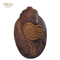 梦克拉Mkela 玛瑙手把件 孔子 挂件