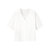 艾米恋短袖冰丝针织衫女夏季开衫上衣v领宽松内搭打底半袖t恤外套(白色 均码)