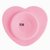 婴儿儿童餐具吸盘贴宝宝碗吸盘碗双面防滑强力硅胶防滑吸碗垫餐盘(爱心粉色)