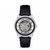 阿玛尼（EmporioArmani）手表商务时尚全自动机械镂空男士机械腕表AR1981(黑色 皮带)