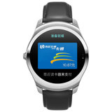 Ticwatch 2 WE1108 NFC智能支付手表(黑表带)语音触摸ticwear系统 蓝牙3G电话手表穿戴 防水GPS定位记步测心率