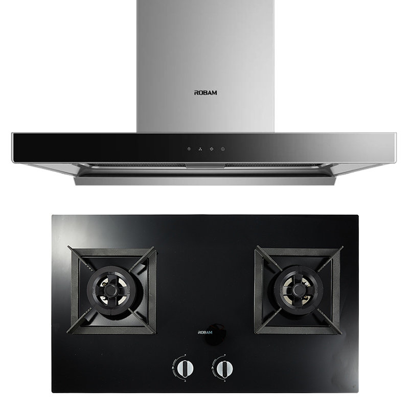 老板(robam) cxw-260-8351 jzt-7b031 欧式 大吸力 钢化玻璃 嵌入式