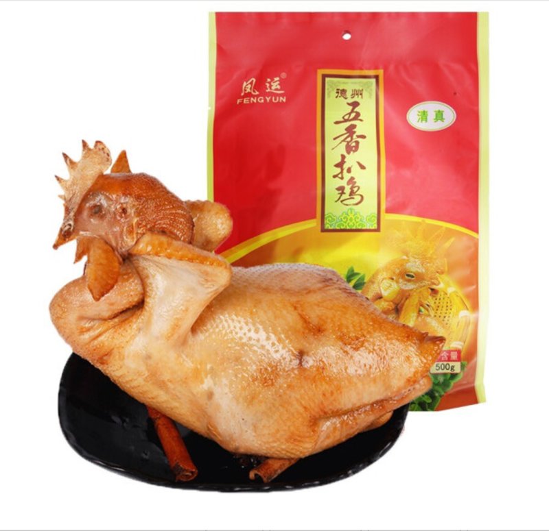华东凤运德州五香扒鸡麻油鸡500克2只五香扒鸡1返回商品页