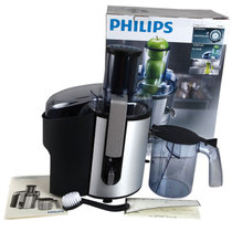 飞利浦 (Philips) HR1866 / HR1861 榨汁机 大口径投料口不锈钢好于 HR1876(银色)