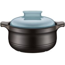 苏泊尔（SUPOR）砂锅石锅盖无双新陶养生煲浅汤煲陶瓷煲3L蓝色TB30H1(棕色 热销)