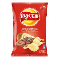 乐事薯片70g*8包 德克萨斯烧烤味休闲小吃办公室零食大礼包膨化食品儿童零嘴包邮