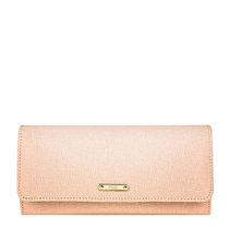 FENDI芬迪女士淡粉色牛皮长款钱包钱夹8M0251-F09淡粉色 时尚百搭