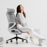 云艳YY-LCL1301 电脑椅人体工学椅家用简约书房办公椅网布椅靠背椅子(默认 默认)