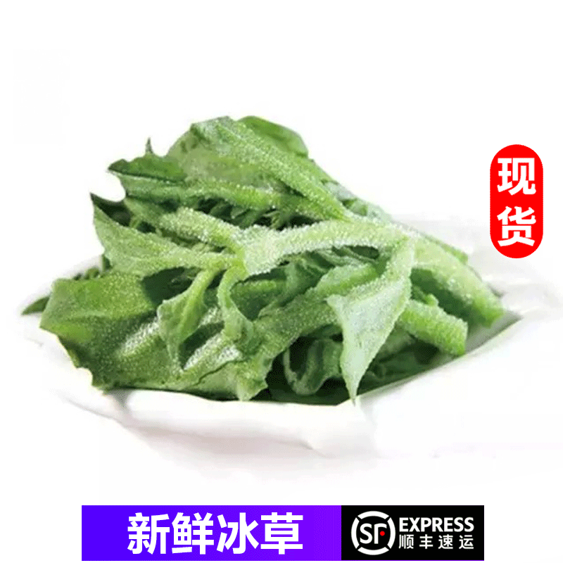 【顺丰】新鲜生吃食冰草冰菜 沙拉蔬菜生菜西餐食材水晶菜(500g)