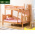 卡富丹家具 521榉木子母床高低床儿童床卧室家具宝宝小孩上下床双层实木床