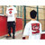 AAPE x Coca 可口可乐猿人头男子短袖t恤半袖圆领上衣2019夏季新款潮牌休闲服(白红 XXL)