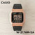 卡西欧手表CASIO W-218H-1A户外运动时尚腕表复古方块防水电子表(W-217HM-5A黑色玫瑰金框)
