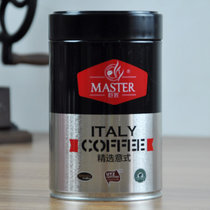 阿拉比卡 巨匠MASTER精选意式咖啡豆 深度烘焙250g/罐装