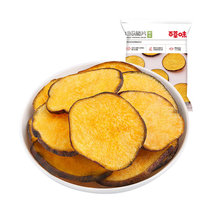 百草味 地瓜脆片（原味）70g 红薯片网红办公室小零食休闲食品怀旧(默认值)