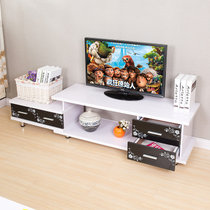 京好 电视柜地柜 现代简约中式客厅家具组合柜EF120(可伸缩四抽屉型白色 送到市物流点自提)