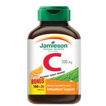 Jamieson健美生 维生素C咀嚼片 橙味120片保健品