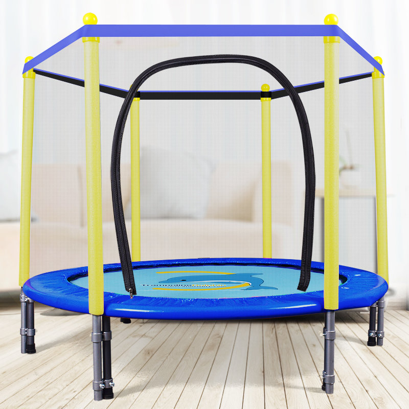 运动器材艾美仕折叠蹦蹦床家用儿童室内弹跳床成人家庭护网跳跳床返回