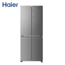 海尔(Haier) BCD-406WDPD 多门冰箱 风冷无霜双变频 三档变温净味纤薄机身四门十字对开门电冰箱海尔(深空灰)