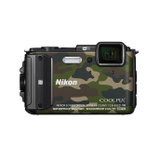 尼康（Nikon）COOLPIX AW130s数码相机 防水 防震 防寒5倍光学变焦1600万像素(迷彩)