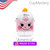 美国CUPMYSTERY进口儿童水杯可爱表情隔热套卡通薯条吸管随身杯子(紫色)