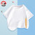 史努比儿童夏款短袖T恤可爱休闲宽松纯棉亲肤(白色 160cm)