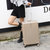 铝框行李箱男学生拉杆箱24寸女旅行箱20寸登（3件/套）(香槟色 26寸)
