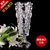 BOHEMIA捷克波西米亚水晶玻璃花瓶描金台面居家装饰花瓶(默认)