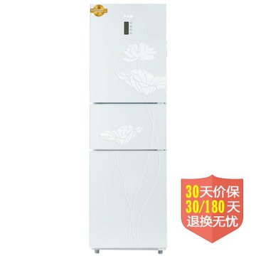 志高（CHIGO）BCD-226YB3D冰箱?226升节能静音 一级能效三门冰箱
