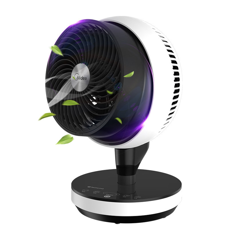 12档风速 12小时定时 智能遥控家用摇头电风扇 节能对流涡轮台扇
