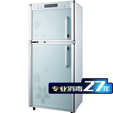 康宝(canbo)ZTP118A-68家用立式消毒碗柜（厨房消毒柜镀膜钢化玻璃面板二星级高温消毒 上下独立控制88L）