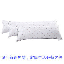 闺之恋双人加长枕头枕芯1.2m1.5米1.8米印花成人酒店情侣枕(180X48cm)