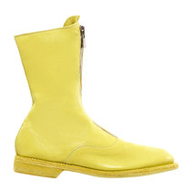 GUIDI黄色皮质中筒靴310-HORSEFULLGRAINP118T36黄色 时尚百搭