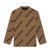 BALENCIAGA棕色男士针织衫毛衣 657401-T3200-2900XXL码棕色 时尚百搭
