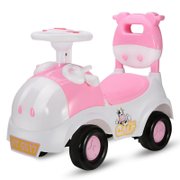 扭扭车玩具车儿童可坐 婴儿学步车溜溜车滑行车踏行车助步车 5517音乐版(草莓粉)