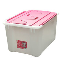 爱丽思IRIS 环保树脂整理盒 折翼式储物收纳箱CWL48(粉色)